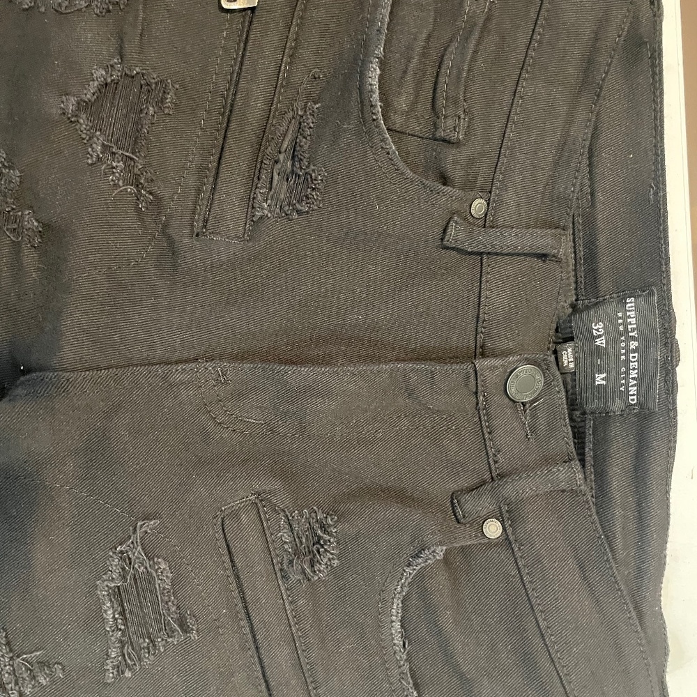 Denim shorts